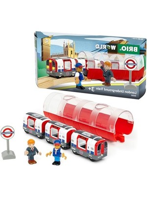 Aesco Ikonik Londra Metro Treni Oyuncak, Ses ve Işık Özellikleri ile Eğlenceli