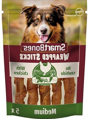 Aesco 5'li Tavuk Sargılı Medium Stick Köpek Ödülü, Doyurucu Ikram