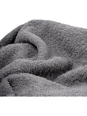 Aesco Gri Pamuklu Basic Banyo Havlusu, 90X150 cm Ölçülerde Konfor Sağlar