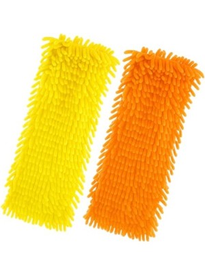 Aesco 40 cm Mikrofiber Makarna Mop Başlığı Seti (2'li)