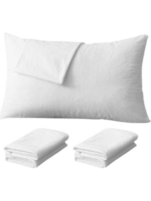 Aesco Su Geçirmez Yastık Alezi - 2'li Set, %100 Pamuk, 50X70 cm