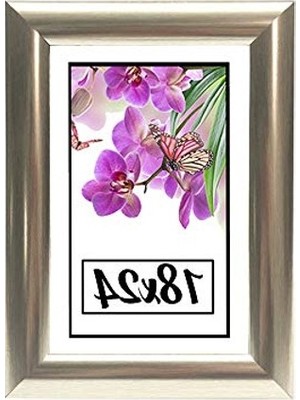 Aesco 18X24 cm Gümüş Renkli Dekoratif Resim Çerçevesi
