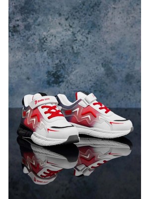 Dark Seer Ds Mirana Beyaz Kırmızı Siyah Çocuk Sneaker