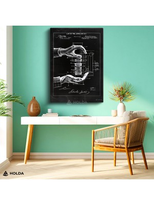 Holda Props Kanvas Tablo Teknik Çizim Soyut Sanat Tablosu Duvar Dekorasyonu