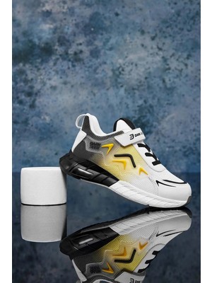 Dark Seer Ds Mirana Beyaz Sarı Çocuk Sneaker