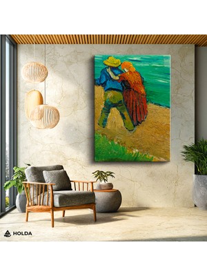Holda Props Kanvas Tablo Çift Sanat Tablosu Duvar Dekorasyonu