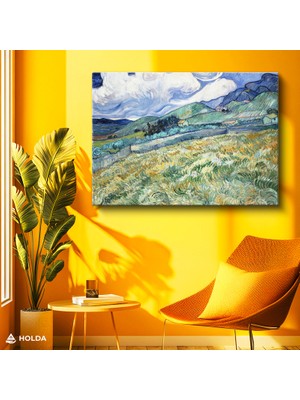 Holda Props Kanvas Tablo Van Gogh Buğday Tarlası Manzara Tablo Duvar Dekorasyonu