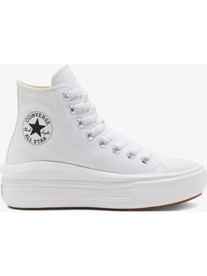 Converse Chuck Taylor All Star Move Platform Hi Kadın Beyaz Sneaker