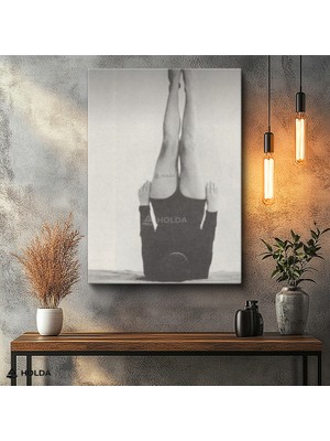 Holda Props Kanvas Tablo Yoga Hareketi Spor Tablo Duvar Dekorasyonu