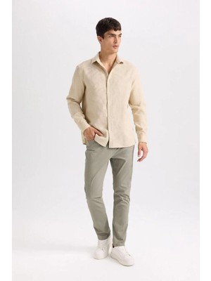 DeFacto Erkek Chino Trousers B2089AX Lt.vıson