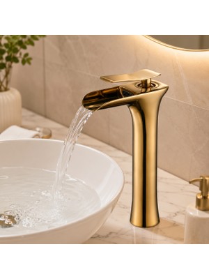 Fleko Victoria Antik Tall Lavabo Bataryası