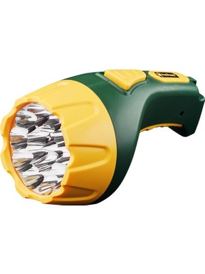 Gogreen GG-113-15RC LED Şarj Edilebilir El Feneri, 1 Ea, Sarı/yeşil