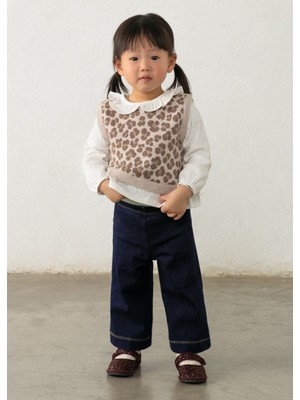 Mayoral Kız Bebek Pantolon Sweatshirt ve Yelek Takım 2536