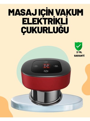 İntora 4’ü 1 Arada Elektrikli Çukurluk Masaj Seti Isı Masaj Kırmızı Işık