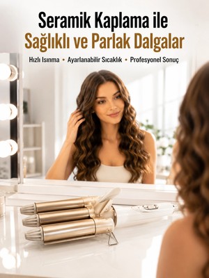 İntora Bukle Saç Maşası – Kolay Kullanım, Bukleler Yüksek Isılı