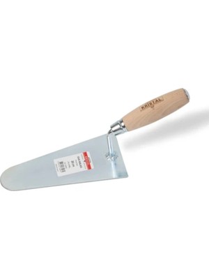 Kristal Ahşap Saplı Yay Celiği Sıva Malası (24 Cm)