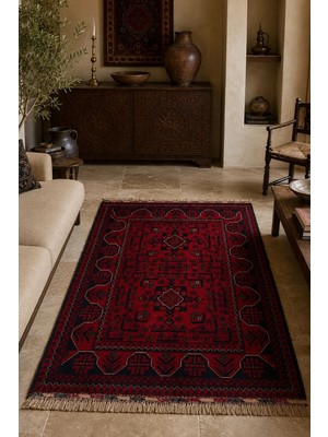 Naar Afgan Khamyab El Dokuma Yün Halı 84X120