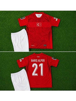 FRAGOLA Türkiye Fifa 2026 Dünya Kupası Barış Alper Çocuk Forması 2'li Set (Red)