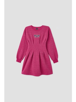 Tyess Kız Çocuk Pembe Elbise