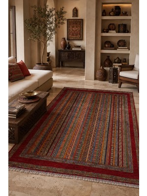 Naar Shb Afgan Orjin El Dokuma Yün Halı 79X125