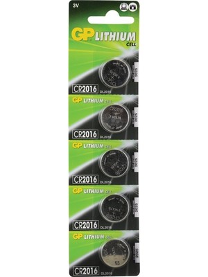İntora CR2016 Lityum Pil 5 Li Paket
