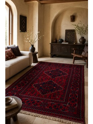Naar Afgan Khamyab El Dokuma Yün Halı 83X124