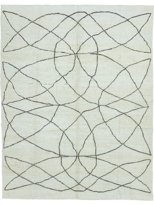 Soho Antiq Zerfa Soyut Tasarımlı Kendir Halı 230X304 cm