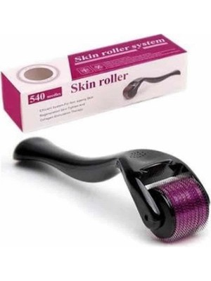 İntora Saç Çıkarma Tarağı Dermaroller 540 Iğneli Roller 1 mm Iğne Cilt Yüz Yenileme Bakım Seti