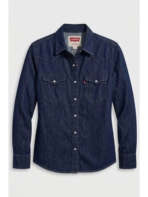 Levi's Pamuk Western Kadın Kot Gömlek