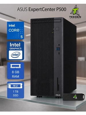 Asus Expertcenter P500 Intel Core 5 (210H) 8gb Ddr5 1tb SSD Freedos