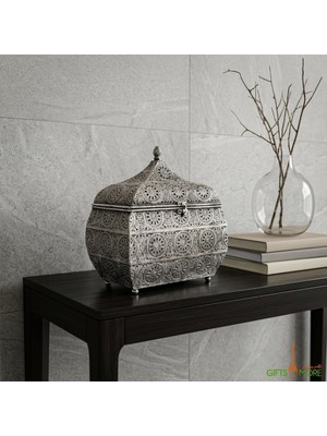 Panalı PNL-MG127 L Black Metal Dekoratif Kutu