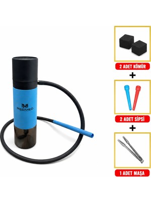 Puffstore Portatif Mini Nargile | Hafif – Taşınabilir – Pratik Kullanım |arabada & Dış Mekânda Uygun