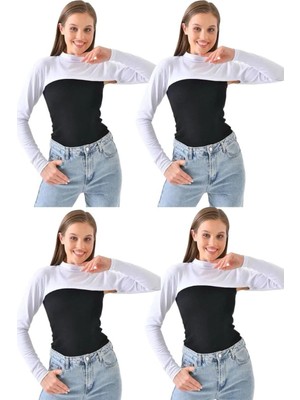 ALDAIYR 4 Adet Boyunluklu Kolluk Tesettür