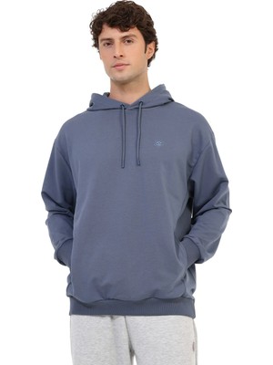 Lumberjack Sweatshirt Erkek Havacı Mavı MB SN73 Hoodıe