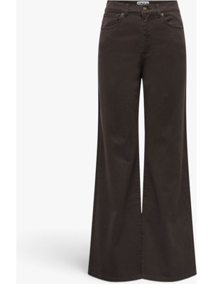 Only Onlmadıson-Sılle Hw Wıde Pant cc Pnt Kadın Kahverengi Denim Pantolon - O15376942
