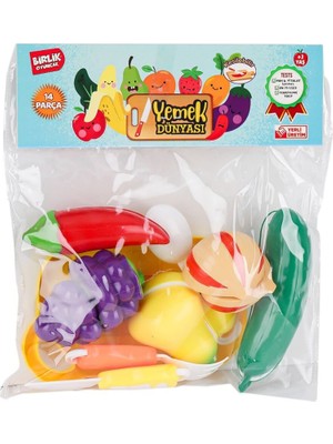 Uravas Store URT007-PVC-2A B Kesilebilen Meyve Sebze 14 Parça