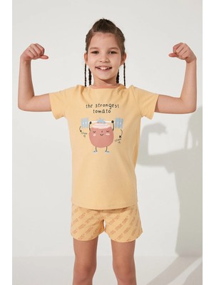 Penti Kız Çocuk Veg-t Tomoto 2li Pijama Takımı
