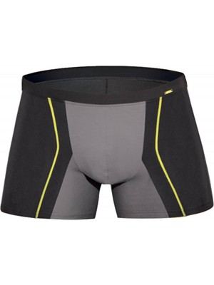 Doreanse 1720 Erkek Modal Çizgili Torbalı Gri Boxer