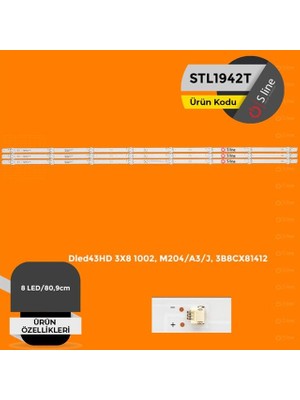 TCX 43 Inç Awox Uyumlu Orta Soketli Tv LED Bar