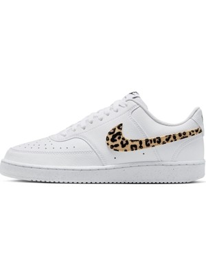 Nike Court Vision Low Special Edition Womens Sneaker Kadın Günlük Spor Ayakkabı Beyaz