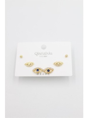 sbodurhome Çoklu Set Küpe - Altın