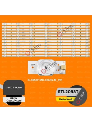 TCX 65 Inç Onvo Uyumlu 64,7 cm Tv LED Bar