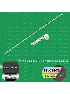 TCX 42 Inç Vestel Uyumlu 53 cm Tv LED Bar
