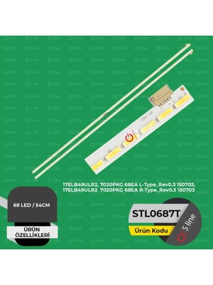 TCX Vestel Uyumlu 54 cm Tv LED Bar