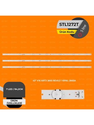TCX 43 Inç Lg Uyumlu 84,2 cm Tv LED Bar Seti
