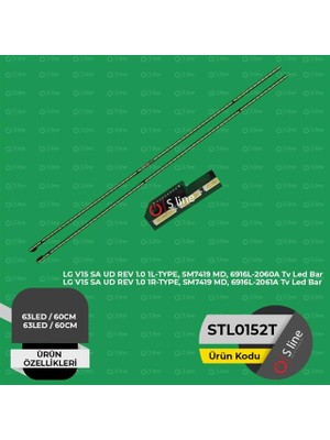 TCX Lg Uyumlu 55 Inç 60,5 cm Tv LED Bar