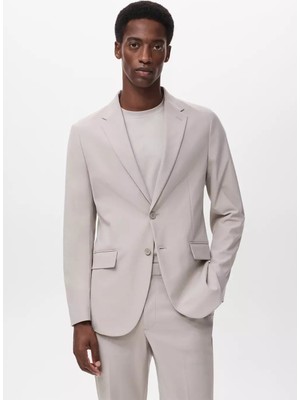 Mango Zurich Slim Fit Thermolite® Kumaş Blazer Ceket