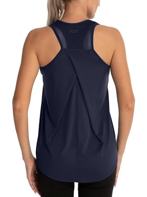 Kadın Cross Üst Sırt File Detaylı Antrenman Yoga Spor Atlet Tank Tops 1783