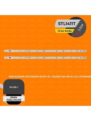 TCX 32 Inç Skytech Uyumlu 59,8 cm Tv LED Bar Seti