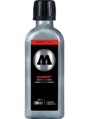 Molotow Burner Chrome Effect Refill Dripstick-Optimized Mürekkep 200 ml 862.397